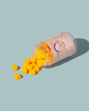 make time for brain and beauty gummies bottle spill over
