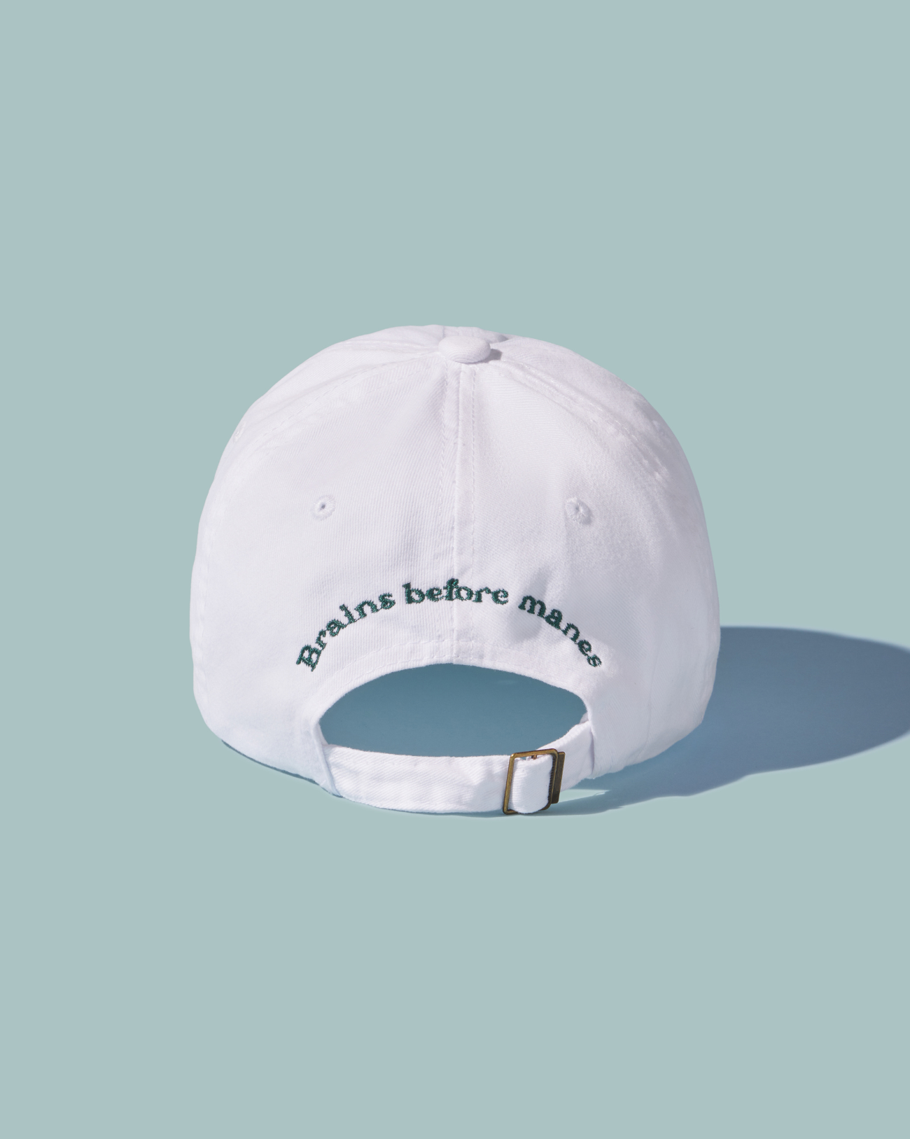 Make Time "Brains Before Manes" Hat