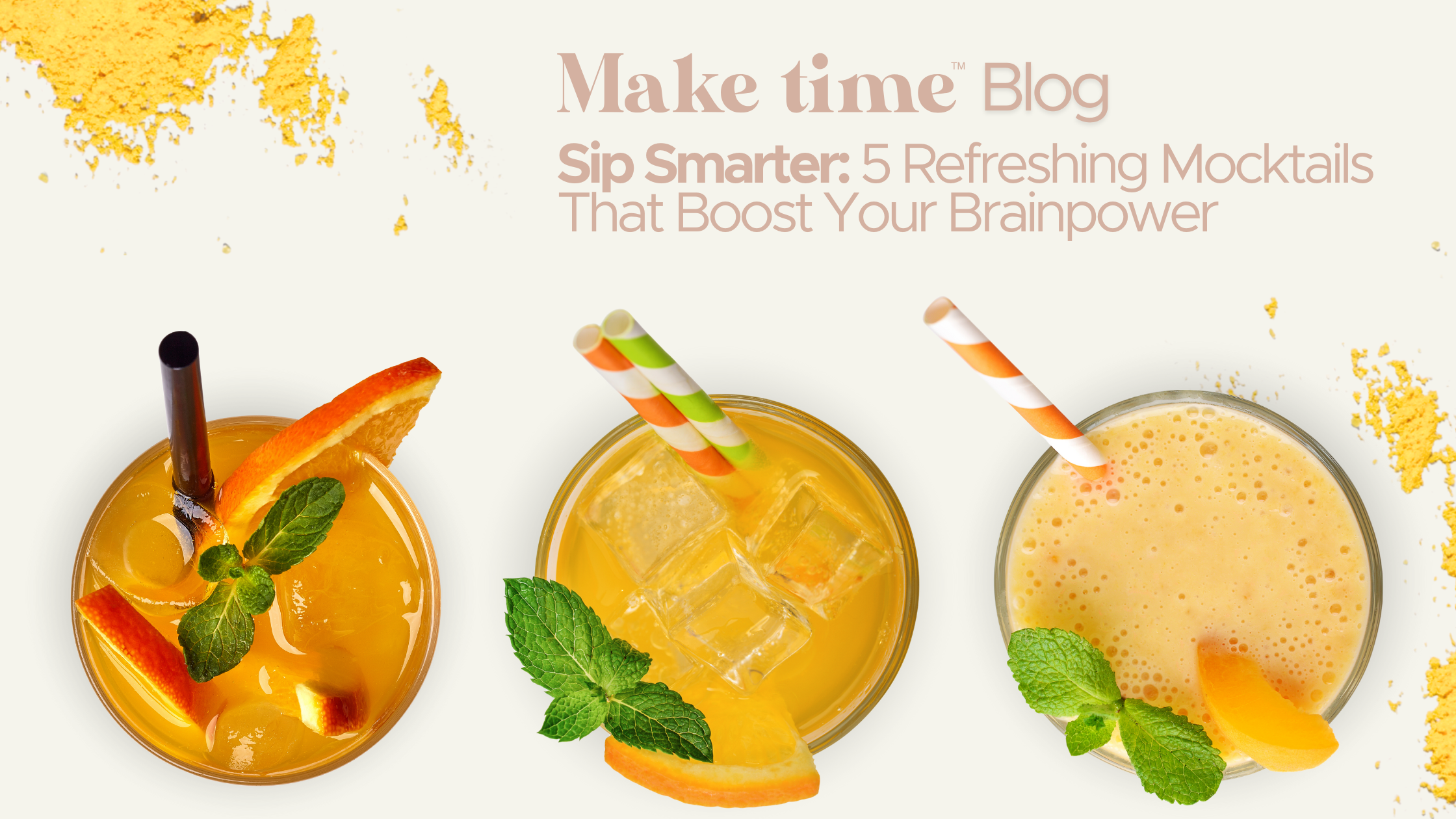 Sip Smarter: 5 Refreshing Mocktails That Boost Your Brainpower