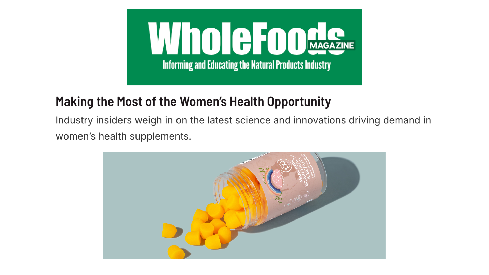Whole Foods Magazine