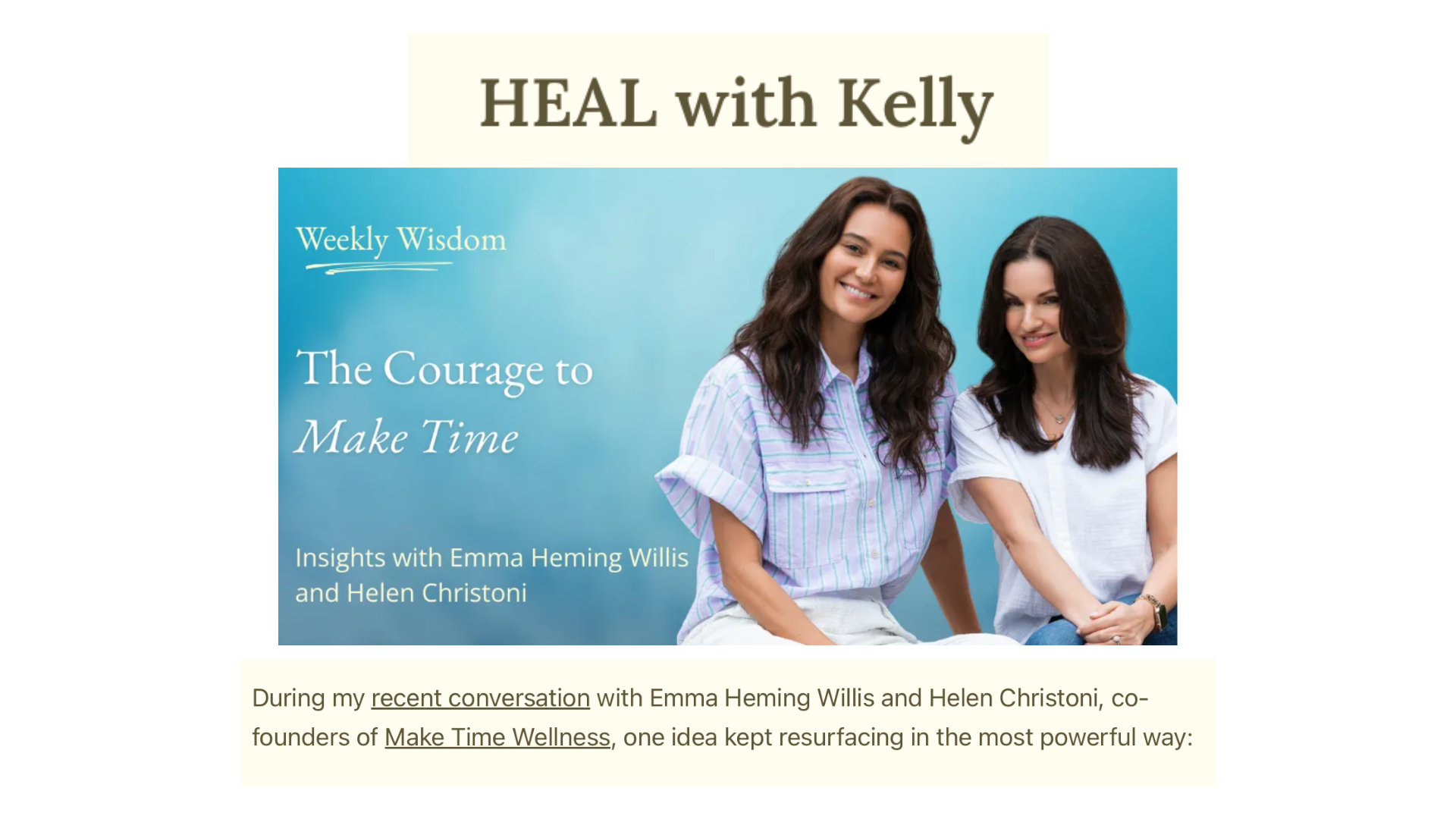 Heal With Kelly