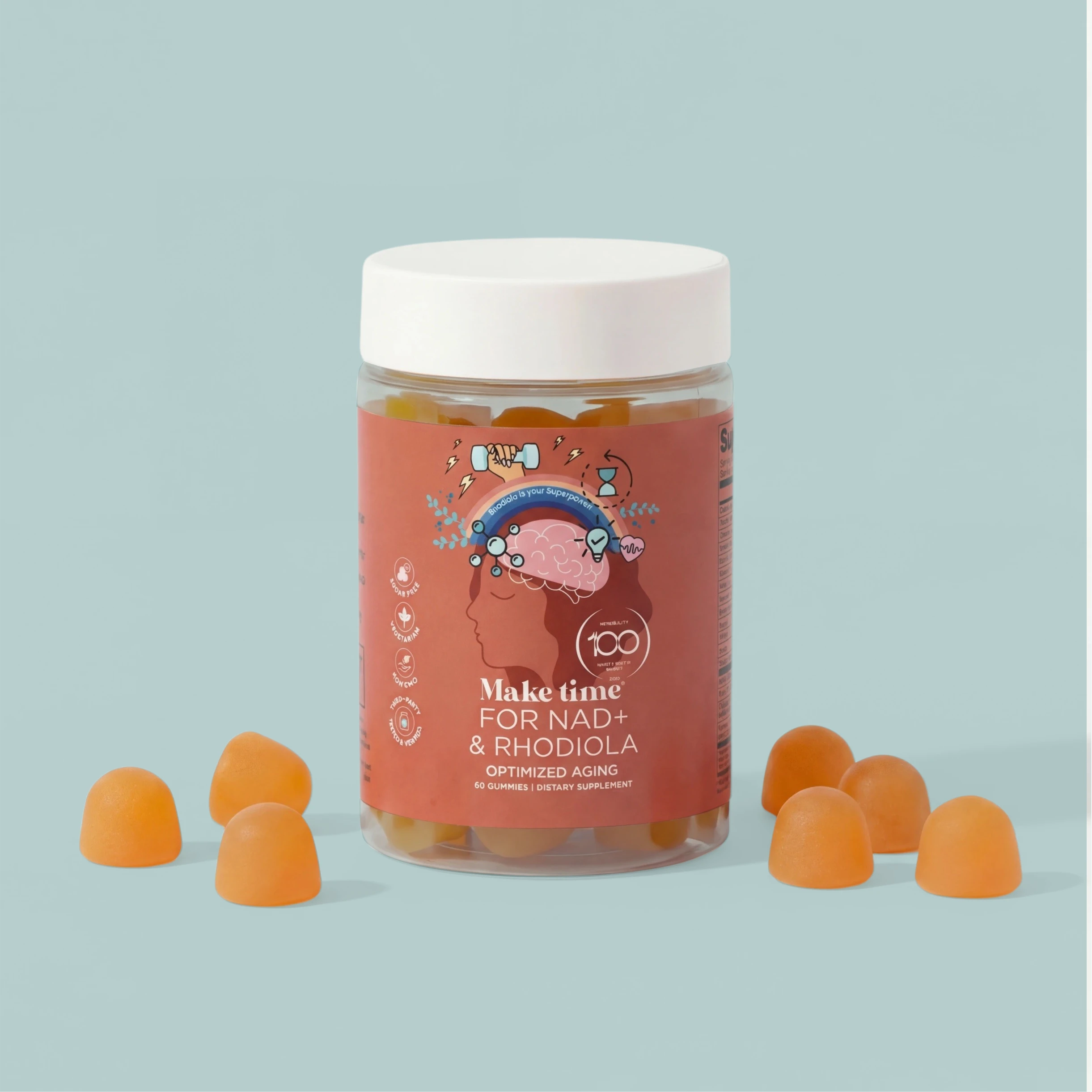 NEW! Make Time NAD+ & Rhodiola Gummy