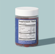 Make Time Beauty Sleep Gummy supplement facts on the back of the jar