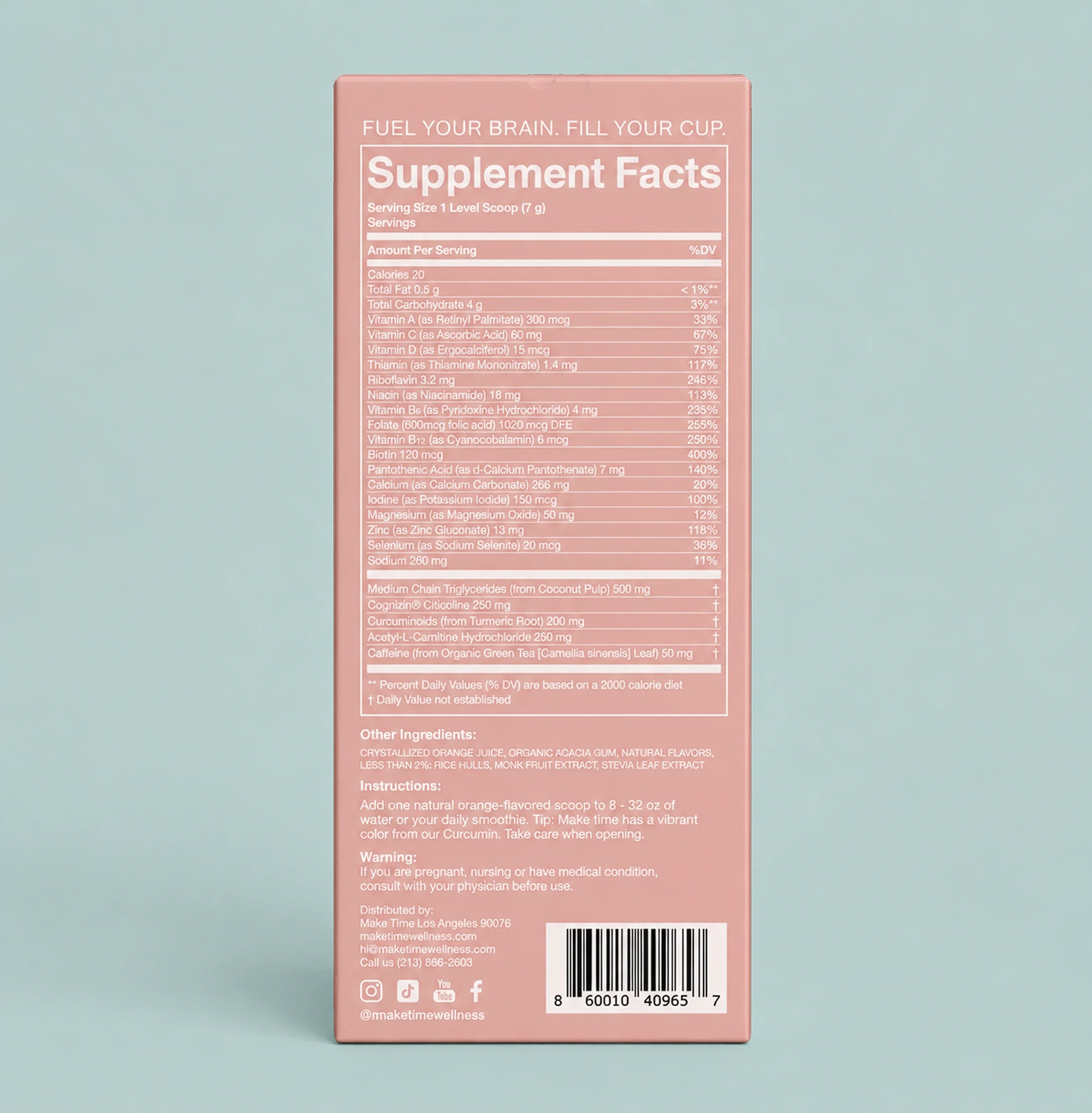 NEW! Make Time 14 Day Stick Packs